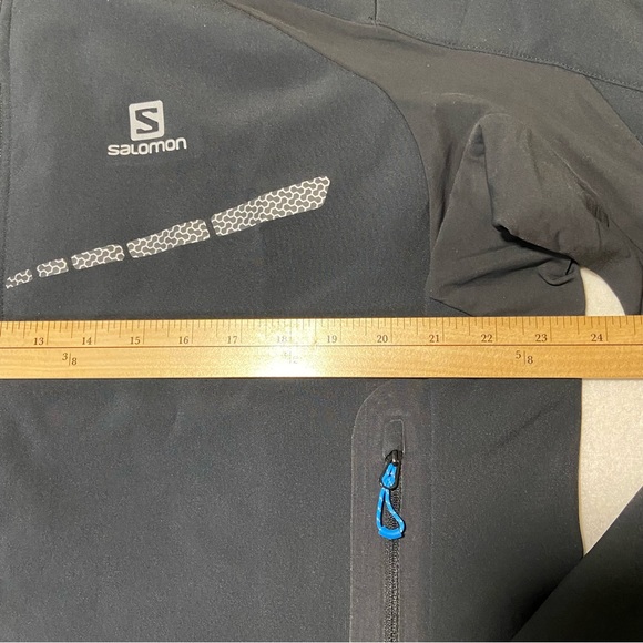 SALOMON Mens RS Warm Softshell Jacket Black Size XXL - Picture 11 of 12